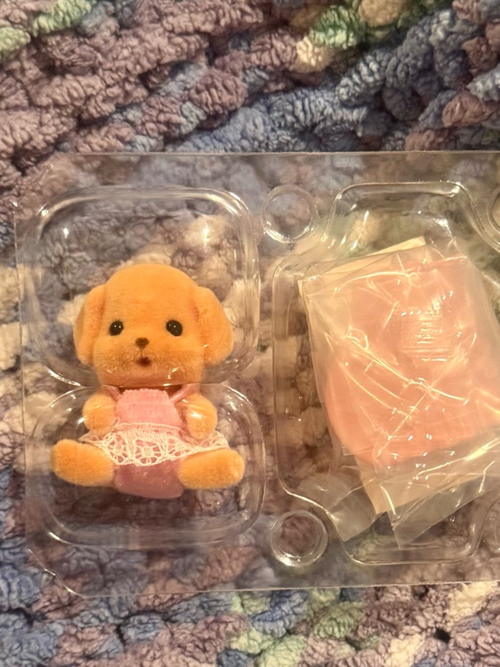 Calico critter dog from baby party blind bag series, brand new